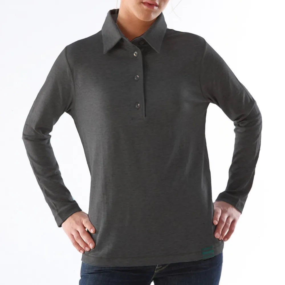 Women's Long Sleeved Polo Shirt
