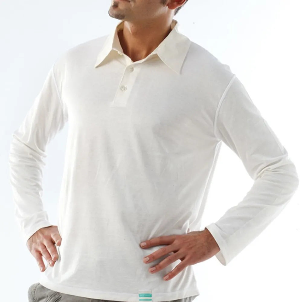 Men's Long Sleeved Polo Shirt