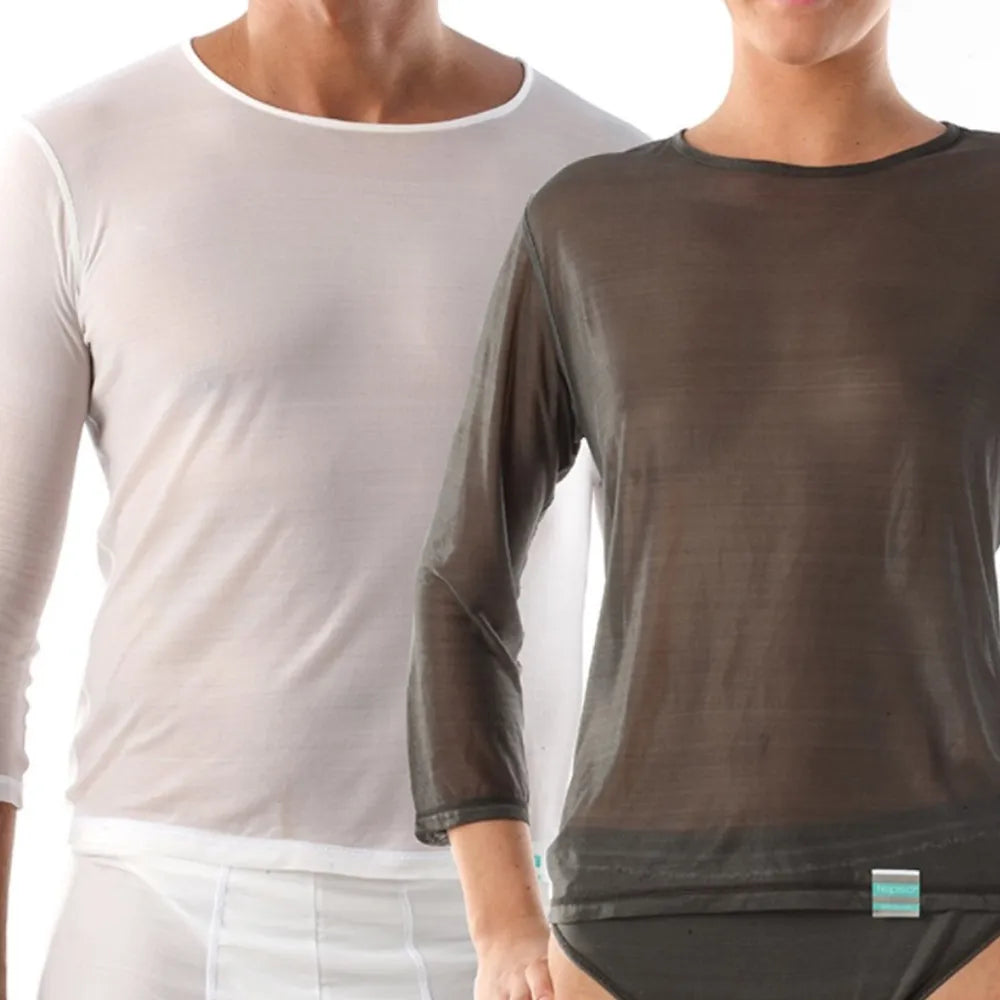 Eczema Base Layer - Round neck, 3/4 Sleeve Top
