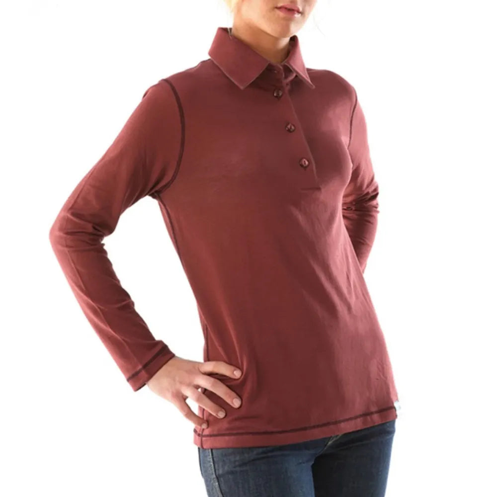 Tepso Tepso | Women's Long Sleeved Polo Shirt | Designed for Eczema and ...