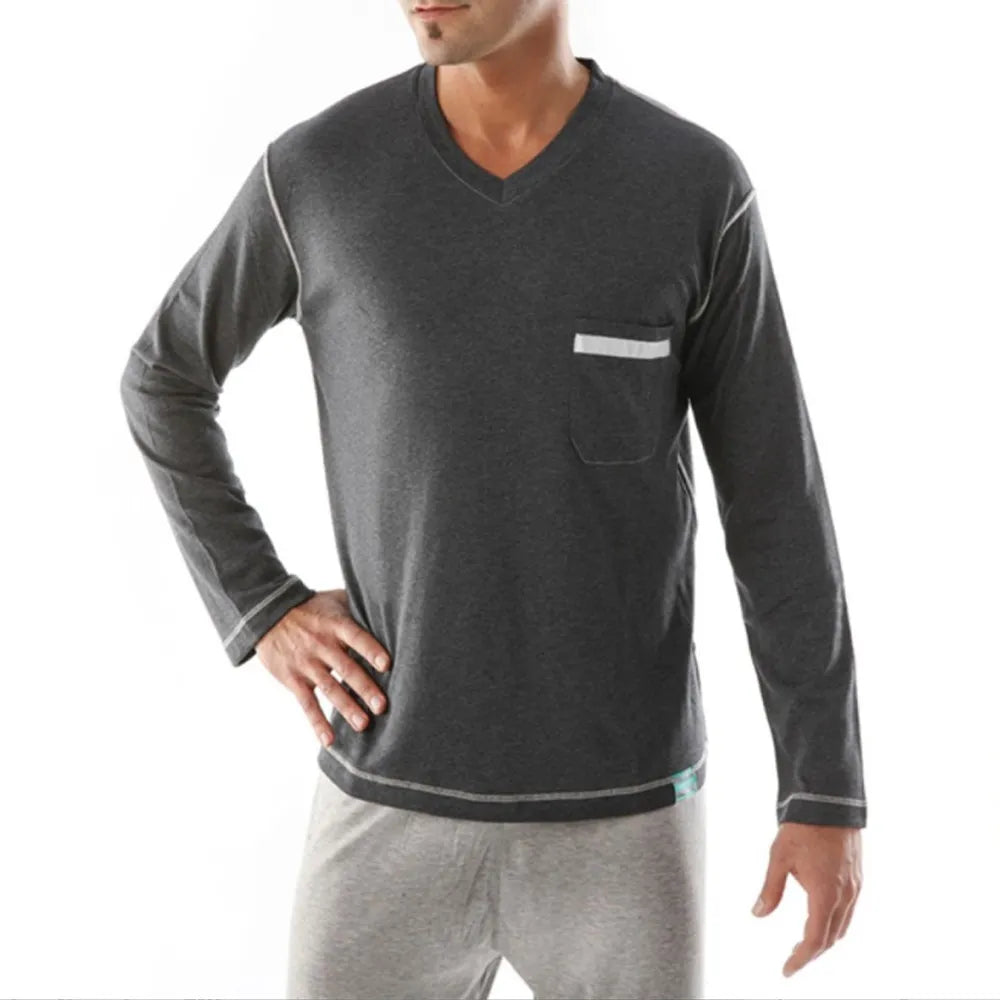 Tepso Tepso | Men's PJ Top | Designed for Eczema and Psoriasis with Super ...