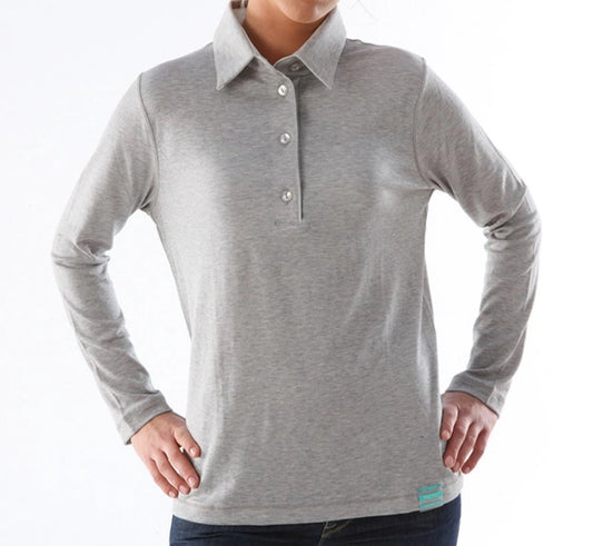 Women's Long Sleeved Polo Shirt